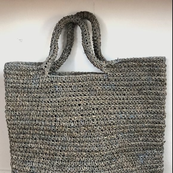 Blue/Green Seagrass Tote - Picture 1 of 1